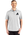 Arizona Diamondbacks Mono Cutter & Buck Advantage Refresh Epic Confidence Recycled Mens Tri-Blend Pique Polo CONCRETE Front Thumbnail Image