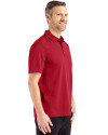 Los Angeles Dodgers Stars & Stripes Cutter & Buck Advantage Refresh Epic Confidence Recycled Mens Tri-Blend Pique Polo Cardinal Red Side Thumbnail Image