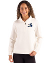 Chicago White Sox Cooperstown Cutter & Buck Roam Epic Versatility Recycled Womens Quarter Zip Pullover Shell Front Thumbnail Image