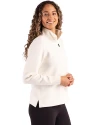 Chicago White Sox Cutter & Buck Roam Epic Versatility Recycled Womens Quarter Zip Pullover Shell Side Thumbnail Image