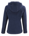 Clique Powder Recycled Fleece Womens Half Zip Hooded Pullover Dark Navy Mannequin Back Thumbnail Image