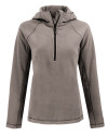 Clique Powder Recycled Fleece Womens Half Zip Hooded Pullover Pistol Mannequin Thumbnail Image
