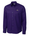 View image 2: Baltimore Ravens Cutter & Buck Epic Easy Care Nailshead Mens Long Sleeve Dress Shirt College Purple Mannequin