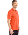 Chicago Bears NFL Helmet Cutter & Buck Advantage Refresh Epic Confidence Recycled Mens Tri-Blend Pique Polo College Orange Side Thumbnail Image