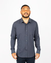 Big & Tall Versatech Geo Dobby Shirt 5 Thumbnail Image