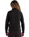 Detroit Lions Mono Cutter & Buck Roam Epic Versatility Recycled Womens Quarter Zip Pullover Black Back Thumbnail Image