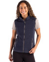 Clique Powder Recycled Fleece Womens Vest Dark Navy Front Thumbnail Image
