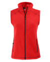 Clique Powder Recycled Fleece Womens Vest Red Mannequin Thumbnail Image