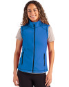 Clique Powder Recycled Fleece Womens Vest Royal Blue Front Thumbnail Image