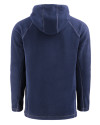Clique Powder Recycled Fleece Mens Quarter Zip Pullover Dark Navy Mannequin Back Thumbnail Image