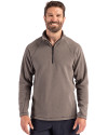 Clique Powder Recycled Fleece Mens Quarter Zip Pullover Pistol Front Thumbnail Image