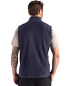 Clique Powder Recycled Fleece Mens Vest Dark Navy Back Thumbnail Image