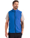Clique Powder Recycled Fleece Mens Vest Royal Blue Front Thumbnail Image