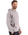 Clique Drive Recycled Mens Pullover Hooded Sweatshirt Grey Melange Side Thumbnail Image