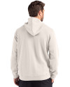 Clique Drive Recycled Mens Pullover Hooded Sweatshirt Off White Back Thumbnail Image