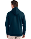 Clique Drive Recycled Mens Full Zip Hooded Sweatshirt Dark Navy Back Thumbnail Image