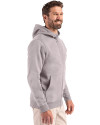 Clique Drive Recycled Mens Full Zip Hooded Sweatshirt Grey Melange Side Thumbnail Image