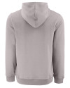 Clique Drive Recycled Mens Full Zip Hooded Sweatshirt Grey Melange Mannequin Back Thumbnail Image