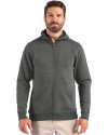Clique Drive Recycled Mens Full Zip Hooded Sweatshirt Pistol Front Thumbnail Image