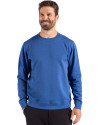 Clique Drive Recycled Mens Crewneck Sweatshirt Royal Blue Front Thumbnail Image