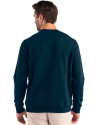 Clique Drive Recycled Mens Crewneck Sweatshirt Dark Navy Back Thumbnail Image