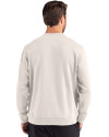 Clique Drive Recycled Mens Crewneck Sweatshirt Off White Back Thumbnail Image