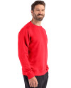 Clique Drive Recycled Mens Crewneck Sweatshirt Red Side Thumbnail Image