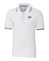 Los Angeles Rams - Cutter & Buck Big & Tall Advantage Tipped Polo White Mannequin Thumbnail Image