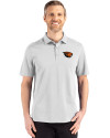 Oregon State Beavers Cutter & Buck Advantage Refresh Epic Confidence Recycled Mens Tri-Blend Pique Polo CONCRETE Front Thumbnail Image