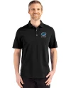 Florida Gators Alumni Cutter & Buck Advantage Refresh Epic Confidence Recycled Mens Tri-Blend Pique Polo Black Front Thumbnail Image