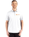 Tennessee Volunteers Alumni Cutter & Buck Advantage Refresh Epic Confidence Recycled Mens Tri-Blend Pique Polo White Front Thumbnail Image