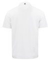 Navy Midshipmen Cutter & Buck Advantage Refresh Epic Confidence Recycled Mens Tri-Blend Pique Polo White Mannequin Back Thumbnail Image