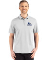 Creighton Bluejays Cutter & Buck Advantage Refresh Epic Confidence Recycled Mens Tri-Blend Pique Polo CONCRETE Front Thumbnail Image