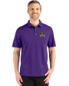 East Carolina Pirates Cutter & Buck Advantage Refresh Epic Confidence Recycled Mens Tri-Blend Pique Polo College Purple Front Thumbnail Image