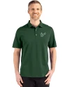 South Florida Bulls Cutter & Buck Advantage Refresh Epic Confidence Recycled Mens Tri-Blend Pique Polo Hunter Green Front Thumbnail Image