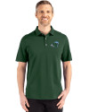 Tulane Green Wave Cutter & Buck Advantage Refresh Epic Confidence Recycled Mens Tri-Blend Pique Polo Hunter Green Front Thumbnail Image