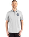 Penn State Nittany Lions College Vault Cutter & Buck Advantage Refresh Epic Confidence Recycled Mens Tri-Blend Pique Polo CONCRETE Front Thumbnail Image