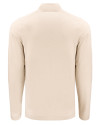 Illinois Fighting Illini College Vault Cutter & Buck Coastline Epic Comfort Recycled Mens Quarter Zip Wheat Mannequin Back Thumbnail Image