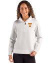 Tennessee Volunteers Cutter & Buck Roam Epic Versatility Recycled Womens Quarter Zip Pullover Solitare Front Thumbnail Image
