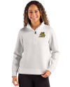 Bryant University Bulldogs Cutter & Buck Roam Epic Versatility Recycled Womens Quarter Zip Pullover Solitare Front Thumbnail Image