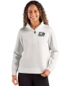 Georgia Southern Eagles Cutter & Buck Roam Epic Versatility Recycled Womens Quarter Zip Pullover Solitare Front Thumbnail Image