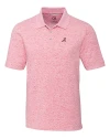 Alabama Crimson Tide Cutter & Buck Advantage Tri-Blend Space Dye Mens Polo Cardinal Red Mannequin Thumbnail Image