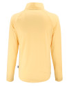 Navy Midshipmen Cutter & Buck Coastline Epic Comfort Recycled Women’s Quarter Zip Desert Mannequin Back Thumbnail Image
