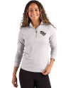 UCF Knights Cutter & Buck Coastline Epic Comfort Recycled Women’s Quarter Zip CONCRETE Front Thumbnail Image
