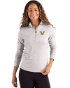 Vanderbilt Commodores Cutter & Buck Coastline Epic Comfort Recycled Women’s Quarter Zip CONCRETE Front Thumbnail Image