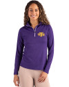 Tennessee Tech Golden Eagles Cutter & Buck Coastline Epic Comfort Recycled Women’s Quarter Zip College Purple Front Thumbnail Image