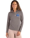 Air Force Falcons College Vault Cutter & Buck Coastline Epic Comfort Recycled Women’s Quarter Zip Elemental Grey Front Thumbnail Image