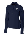 Howard Bison Cutter & Buck Traverse Stretch Eco Quarter Zip Womens Pullover Liberty Navy Mannequin Thumbnail Image