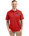 Georgia Bulldogs Cutter & Buck Virtue Eco Pique Recycled Mens Polo Red Front Thumbnail Image