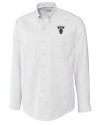 Howard Bison Cutter & Buck Epic Easy Care Nailshead Mens Big and Tall Long Sleeve Dress Shirt White Mannequin Thumbnail Image